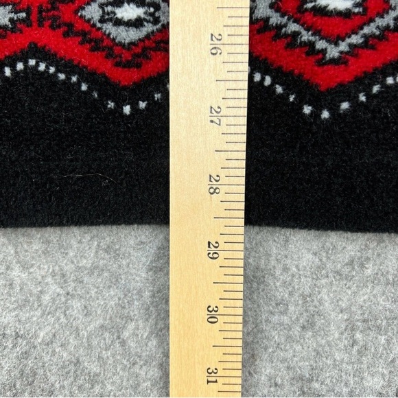 VGT Northern Lifestyles Jacket Mens Medium Red Black Fleece Full Zip Wolf - Picture 13 of 14